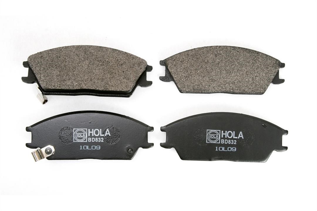 Hola BD832 Front disc brake pads, set BD832: Buy near me in Poland at 2407.PL - Good price!