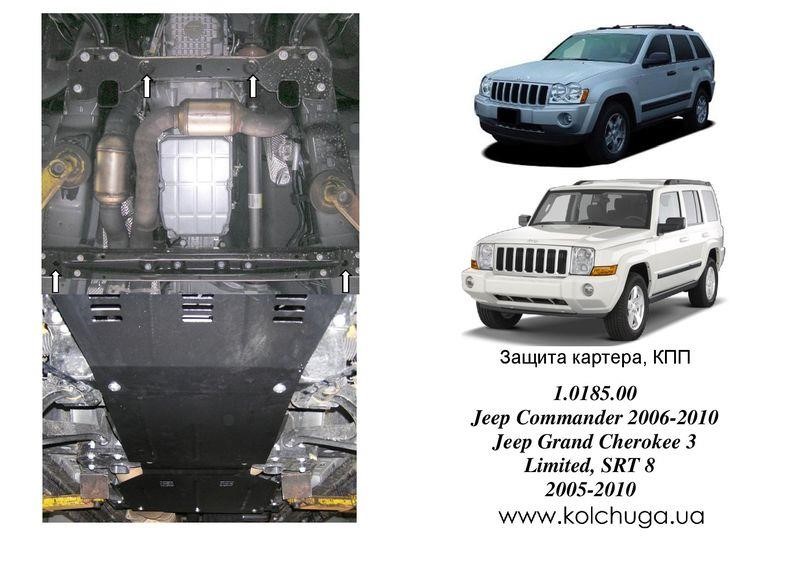 Kolchuga 1.0185.00 Engine protection Kolchuga standard 1.0185.00 for Jeep (Gear box, radiator, transfer case) 1018500: Buy near me in Poland at 2407.PL - Good price!