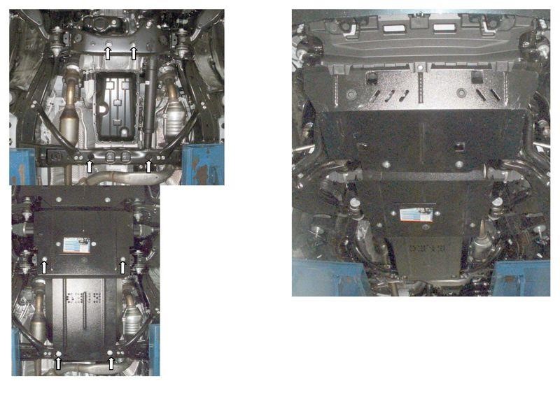Защита двигателя Kolchuga стандартная 1.0319.00 для Toyota (КПП, радиатор) Kolchuga 1.0319.00
