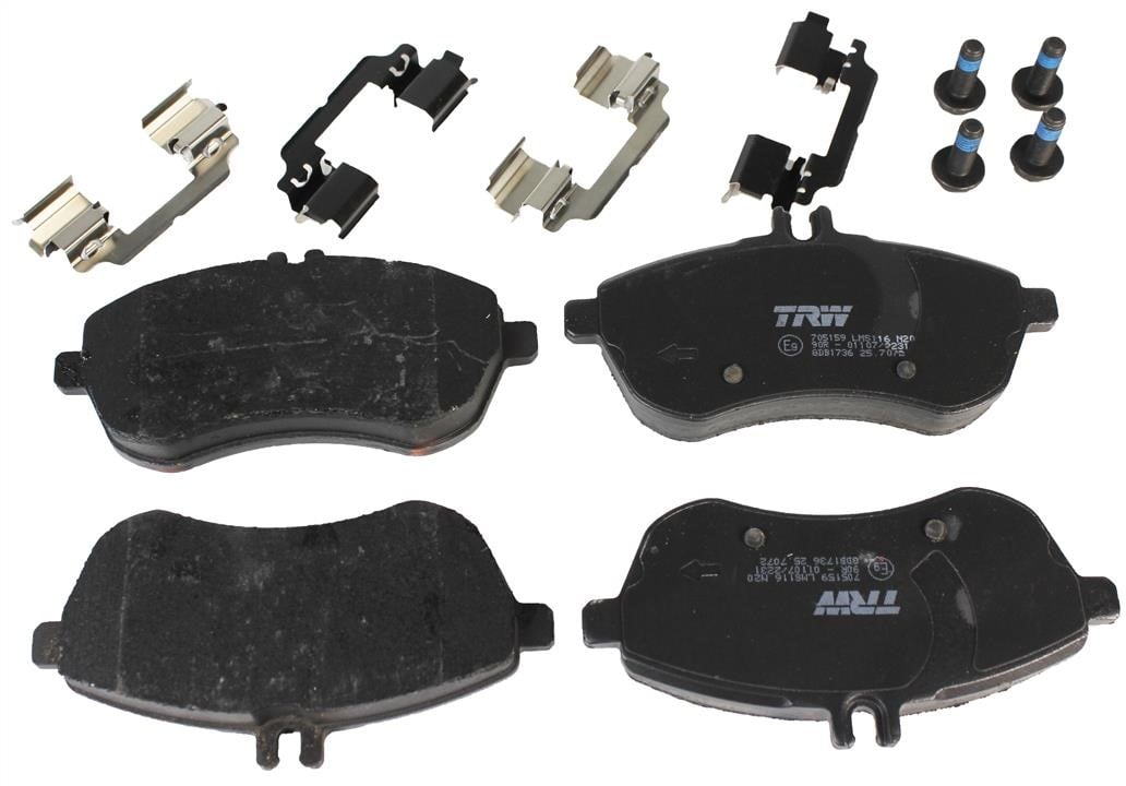 TRW GDB1736 TRW COTEC disc brake pads, set GDB1736: Buy near me in Poland at 2407.PL - Good price!