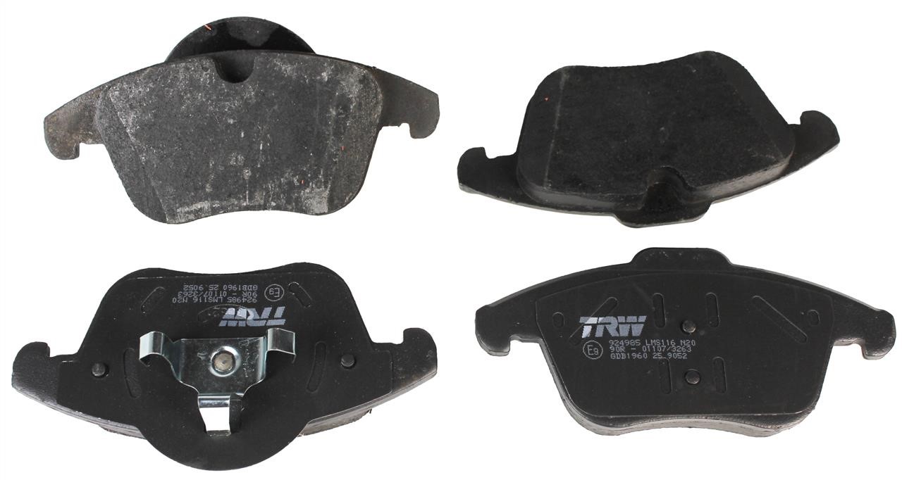 TRW GDB1960 TRW COTEC disc brake pads, set GDB1960: Buy near me in Poland at 2407.PL - Good price!