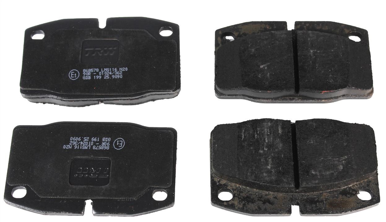 TRW GDB199 TRW COTEC disc brake pads, set GDB199: Buy near me in Poland at 2407.PL - Good price!
