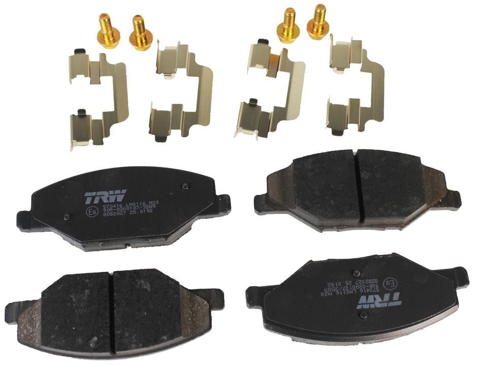 TRW GDB2027 TRW COTEC disc brake pads, set GDB2027: Buy near me in Poland at 2407.PL - Good price!