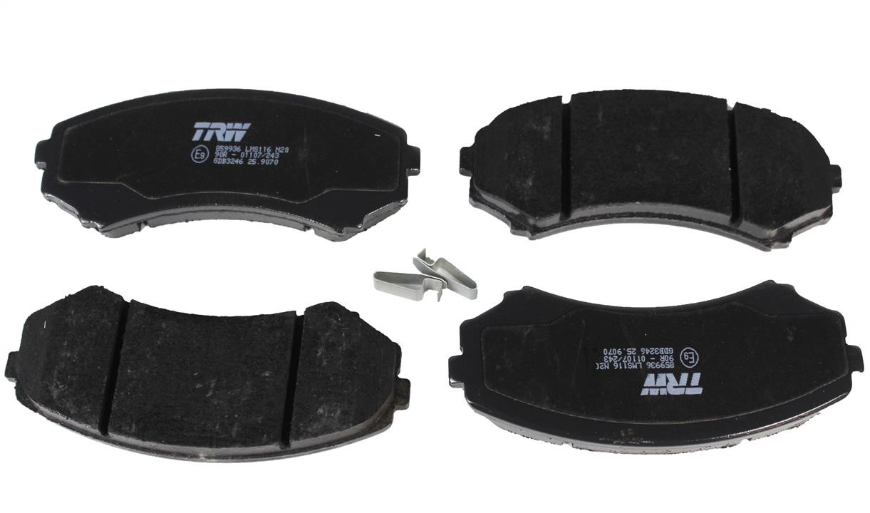 TRW GDB3246 TRW COTEC disc brake pads, set GDB3246: Buy near me in Poland at 2407.PL - Good price!