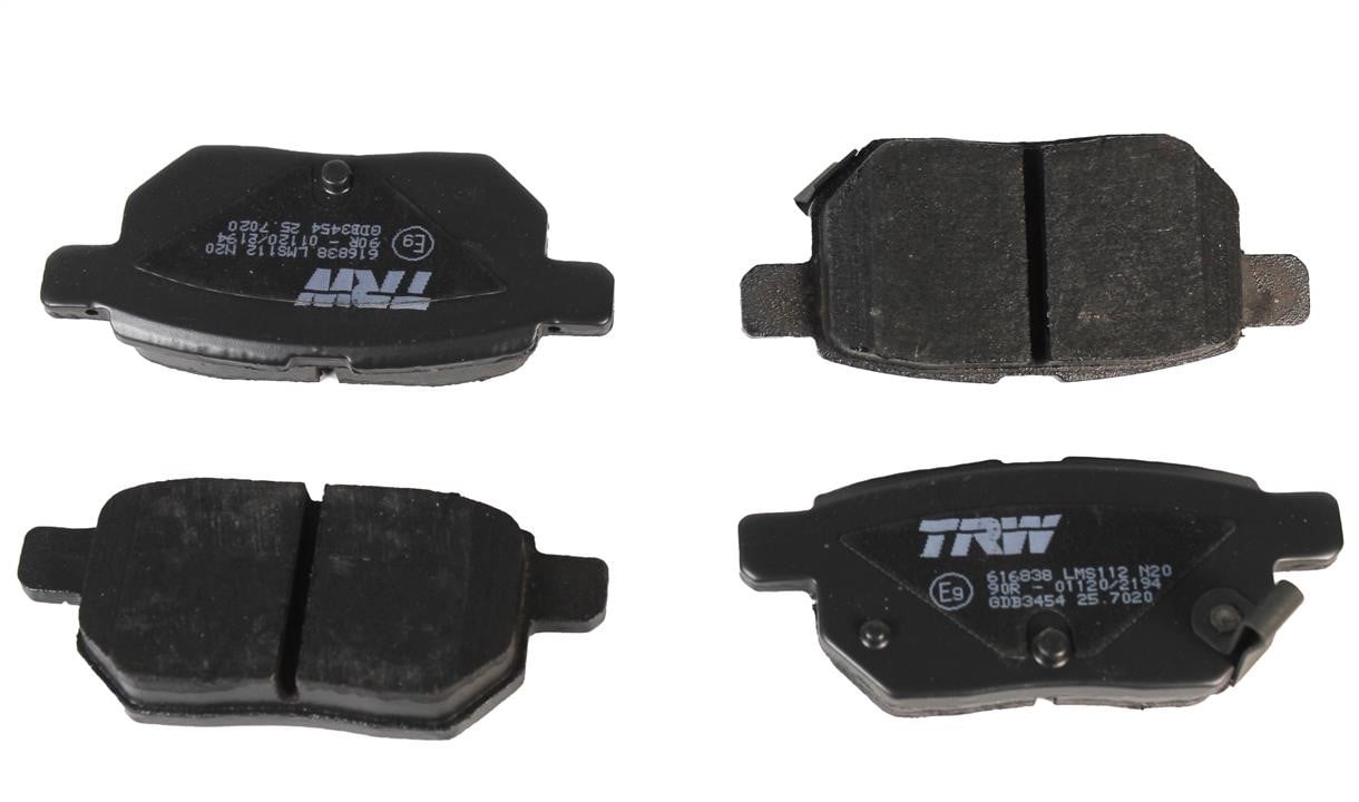 TRW GDB3454 TRW COTEC disc brake pads, set GDB3454: Buy near me in Poland at 2407.PL - Good price!