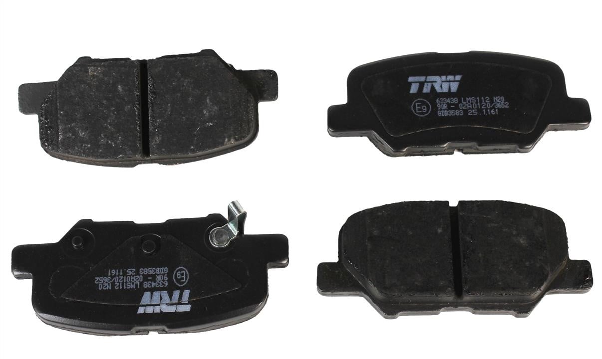 TRW GDB3583 TRW COTEC disc brake pads, set GDB3583: Buy near me in Poland at 2407.PL - Good price!