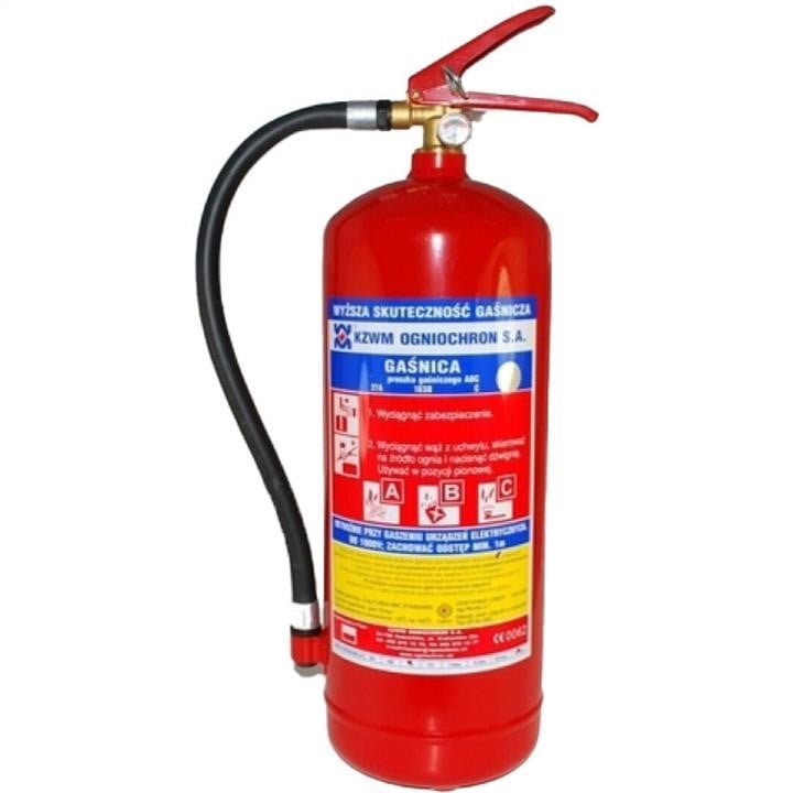 Ogniochron GP6-X ABC 6KG Powder fire extinguisher, 6 kg GP6XABC6KG: Buy near me in Poland at 2407.PL - Good price!