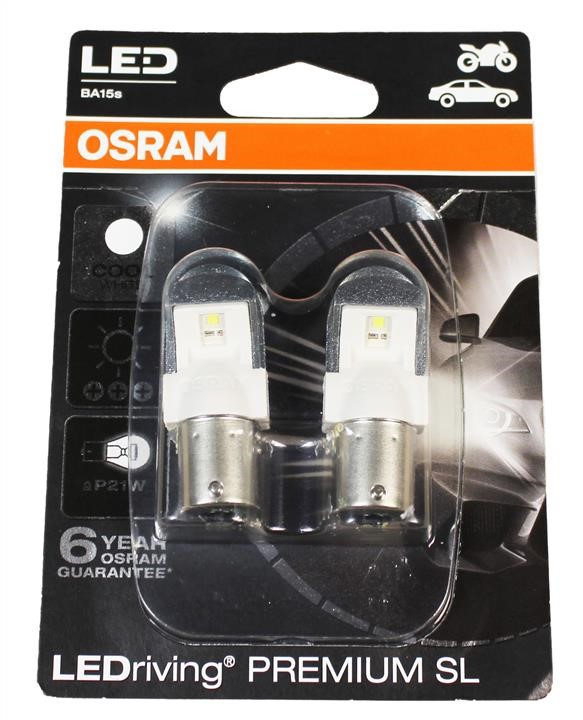 Лампа світлодіодна Osram LEDriving CoolWhite P21W 12V BA15s (2 шт.) Osram 7556CW-02B