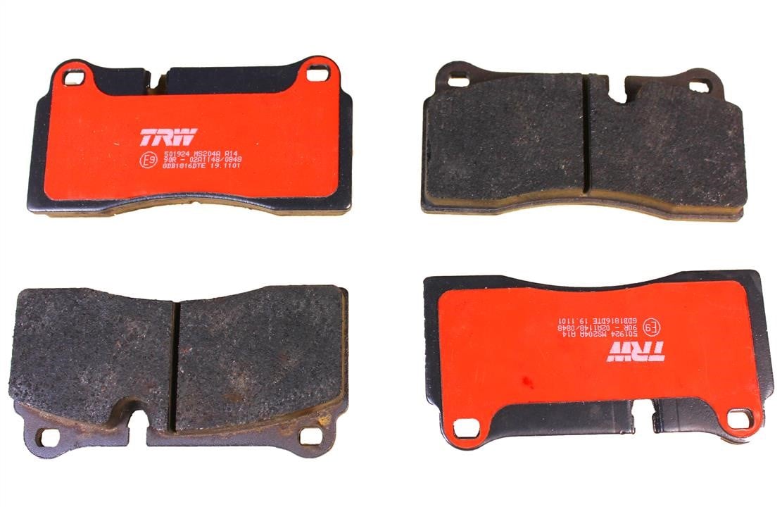 TRW GDB1816DTE Brake Pad Set, disc brake GDB1816DTE: Buy near me in Poland at 2407.PL - Good price!