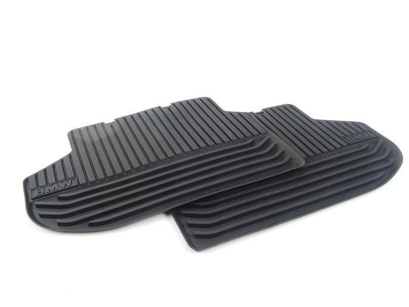 BMW 51 47 2 346 785 Rubber Floor Mats - Rear - Black 51472346785: Buy near me in Poland at 2407.PL - Good price!