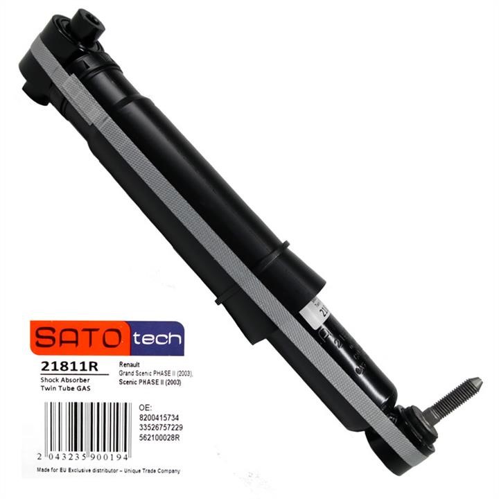 SATO tech 21811R Rear oil and gas suspension shock absorber 21811R: Buy near me in Poland at 2407.PL - Good price!