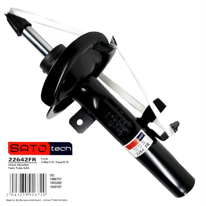 SATO tech 22642FR Front Right Suspension Shock Absorber 22642FR: Buy near me in Poland at 2407.PL - Good price!