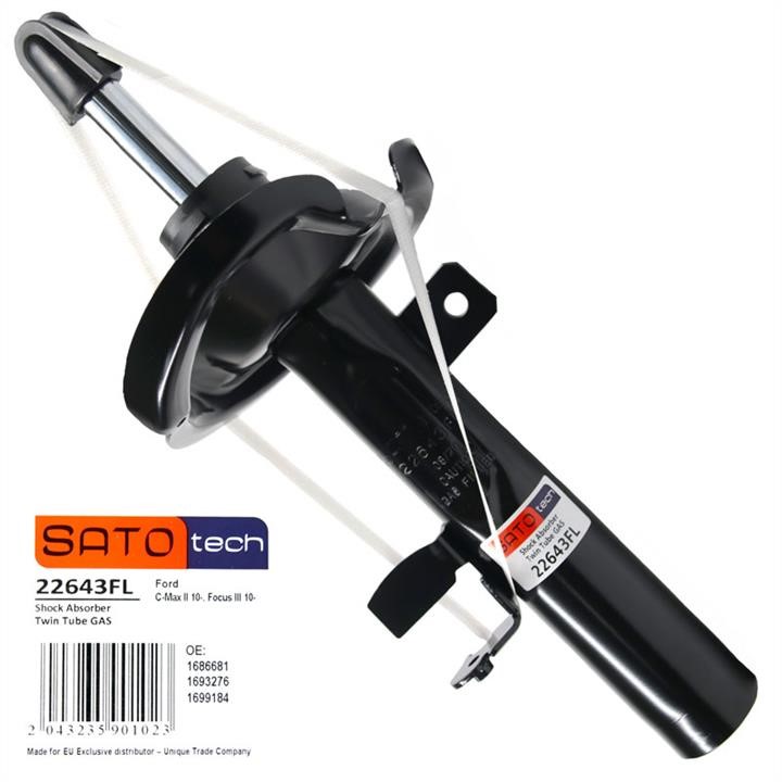 SATO tech 22643FL Front Left Suspension Shock Absorber 22643FL: Buy near me in Poland at 2407.PL - Good price!