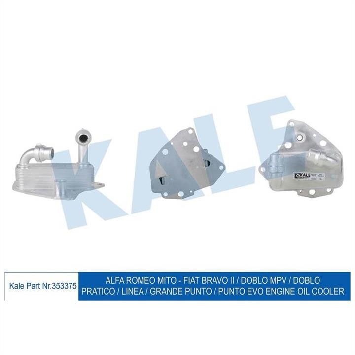 Kale Oto Radiator 353375 Oil cooler 353375: Buy near me in Poland at 2407.PL - Good price!