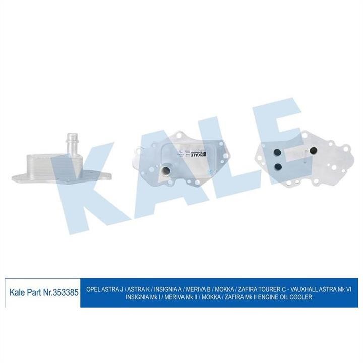 Kale Oto Radiator 353385 Oil cooler 353385: Buy near me in Poland at 2407.PL - Good price!