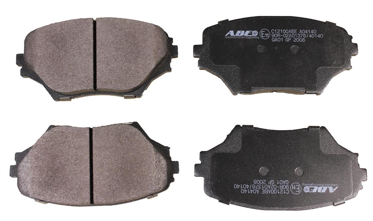 ABE C12100ABE Front disc brake pads, set C12100ABE: Buy near me at 2407.PL in Poland at an Affordable price!