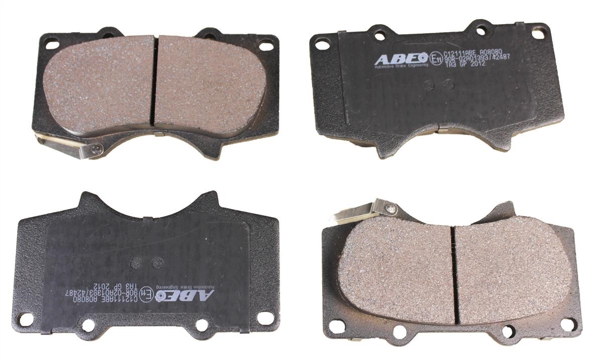 ABE C12111ABE Front disc brake pads, set C12111ABE: Buy near me at 2407.PL in Poland at an Affordable price!