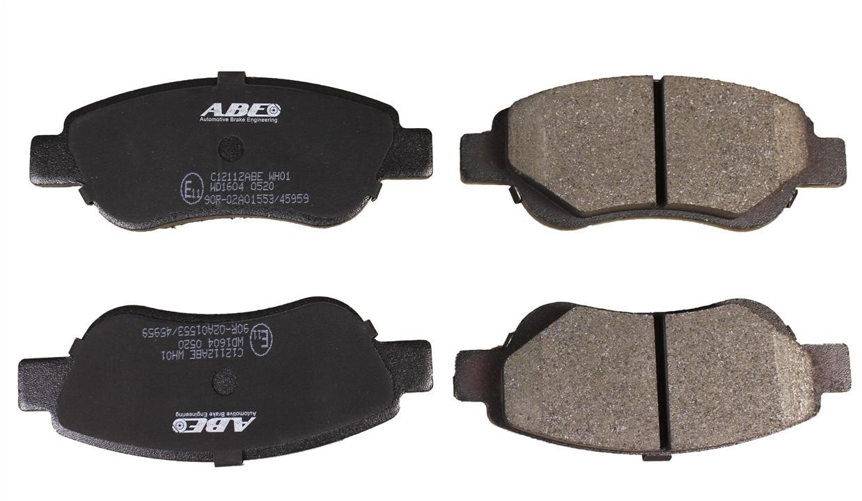 ABE C12112ABE Front disc brake pads, set C12112ABE: Buy near me in Poland at 2407.PL - Good price!