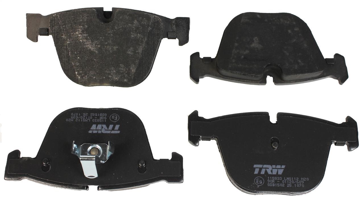 TRW GDB1502 TRW COTEC disc brake pads, set GDB1502: Buy near me in Poland at 2407.PL - Good price!
