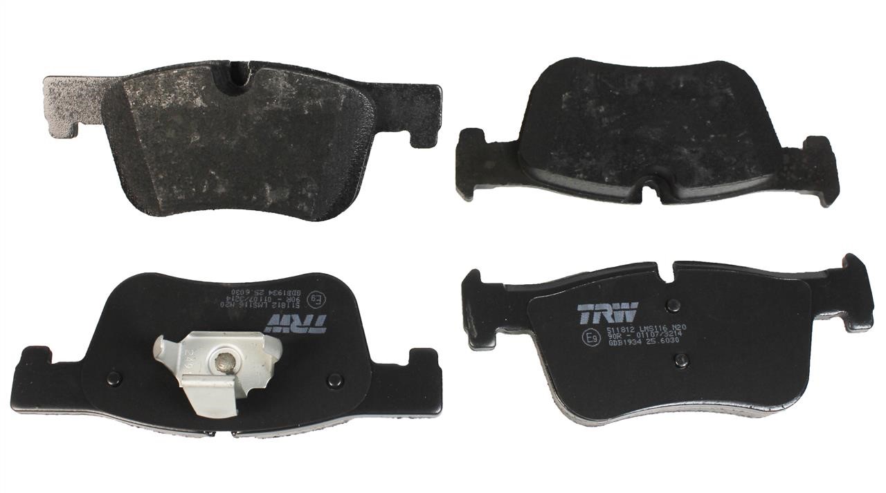 TRW GDB1934 TRW COTEC disc brake pads, set GDB1934: Buy near me in Poland at 2407.PL - Good price!