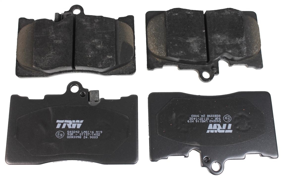 TRW GDB3398 TRW COTEC disc brake pads, set GDB3398: Buy near me in Poland at 2407.PL - Good price!