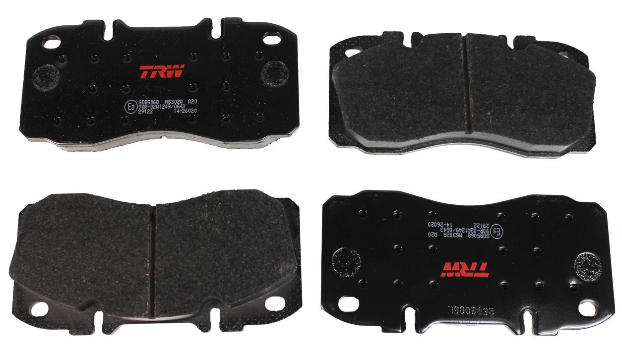 TRW GDB5068 TRW COTEC disc brake pads, set GDB5068: Buy near me in Poland at 2407.PL - Good price!