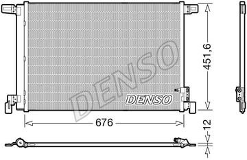 DENSO DCN02008 Радиатор кондиционера (Конденсатор) DCN02008: Отличная цена - Купить в Польше на 2407.PL!