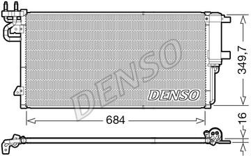 DENSO DCN10045 Радиатор кондиционера (Конденсатор) DCN10045: Отличная цена - Купить в Польше на 2407.PL!