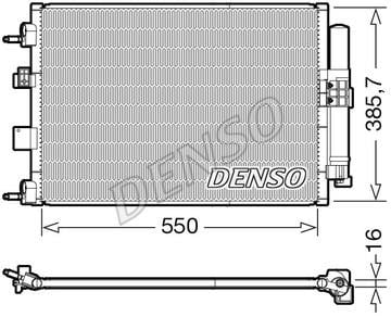 DENSO DCN10046 Радиатор кондиционера (Конденсатор) DCN10046: Отличная цена - Купить в Польше на 2407.PL!