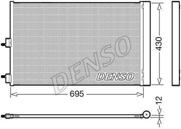 DENSO DCN17061 Радиатор кондиционера (Конденсатор) DCN17061: Отличная цена - Купить в Польше на 2407.PL!
