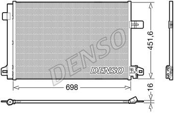 DENSO DCN32028 Cooler Module DCN32028: Buy near me in Poland at 2407.PL - Good price!