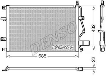 DENSO DCN33013 Радіатор кондиціонера (Конденсатор) DCN33013: Приваблива ціна - Купити у Польщі на 2407.PL!