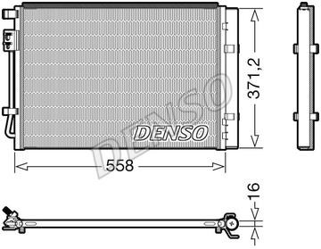 DENSO DCN41015 Радіатор кондиціонера (Конденсатор) DCN41015: Приваблива ціна - Купити у Польщі на 2407.PL!