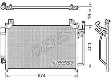 DENSO DCN44013 Радиатор кондиционера (Конденсатор) DCN44013: Отличная цена - Купить в Польше на 2407.PL!