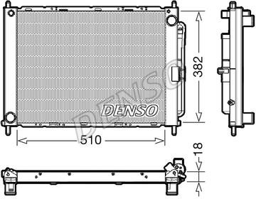 DENSO DRM23111 Radiator, engine cooling DRM23111: Buy near me in Poland at 2407.PL - Good price!