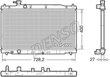 DENSO DRM40050 Radiator, engine cooling DRM40050: Buy near me in Poland at 2407.PL - Good price!