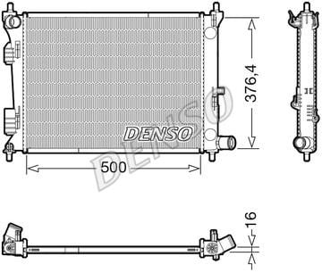 DENSO DRM41017 Radiator, engine cooling DRM41017: Buy near me in Poland at 2407.PL - Good price!