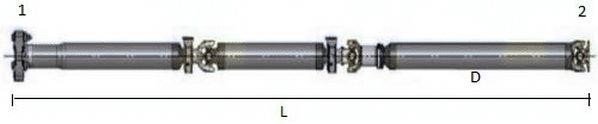 GKN-Spidan 28156 Propeller shaft 28156: Buy near me at 2407.PL in Poland at an Affordable price!