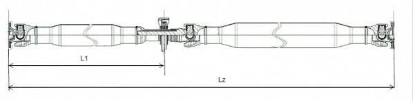 GKN-Spidan 28209 Propeller shaft 28209: Buy near me at 2407.PL in Poland at an Affordable price!