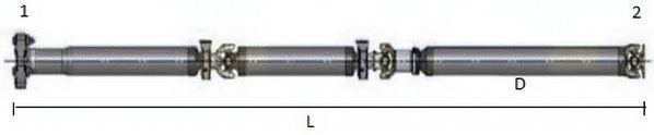 GKN-Spidan GKNP30005 Propeller shaft GKNP30005: Buy near me in Poland at 2407.PL - Good price!