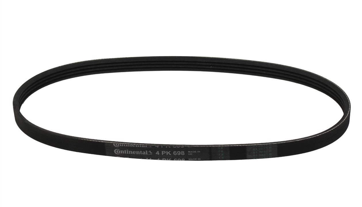 Contitech 4PK698 V-ribbed belt 4PK698 4PK698: Buy near me in Poland at 2407.PL - Good price!