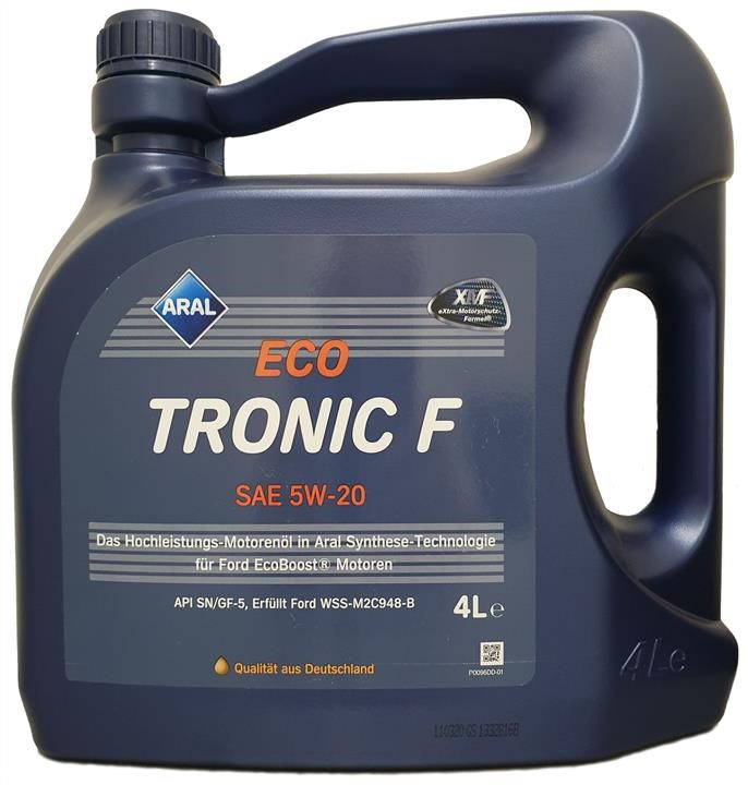 Aral 15570E Engine oil Aral EcoTronic F 5W-20, 4L 15570E: Buy near me in Poland at 2407.PL - Good price!