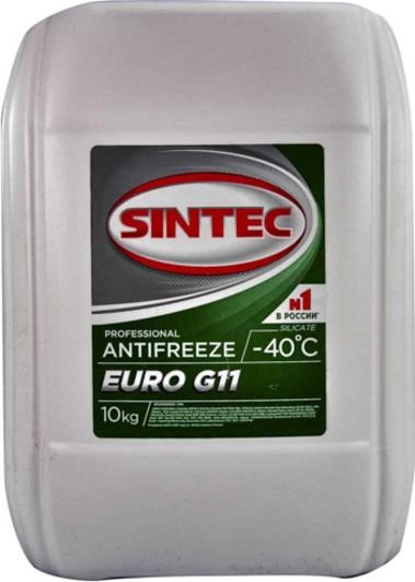 Sintec 800516 Antifreeze Sintec Antifreeze EURO G11 -40°C, green,10 kg 800516: Buy near me in Poland at 2407.PL - Good price!