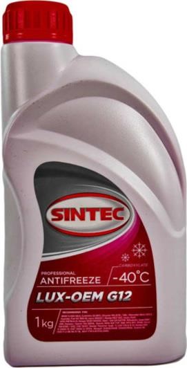 Sintec 613500 Antifreeze Sintec Antifreeze LUXE G12, red, 1 kg 613500: Buy near me in Poland at 2407.PL - Good price!