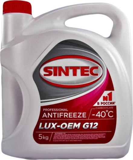 Sintec 990464 Antifreeze Sintec Antifreeze LUXE G12, red, 3 kg 990464: Buy near me in Poland at 2407.PL - Good price!