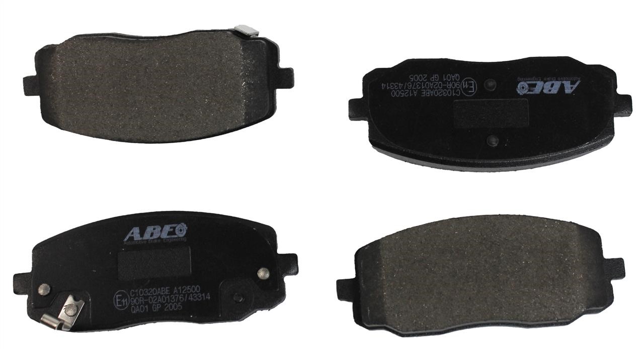 ABE C10320ABE Front disc brake pads, set C10320ABE: Buy near me in Poland at 2407.PL - Good price!
