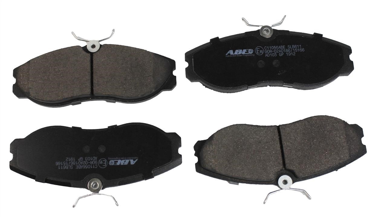 ABE C11056ABE Front disc brake pads, set C11056ABE: Buy near me at 2407.PL in Poland at an Affordable price!