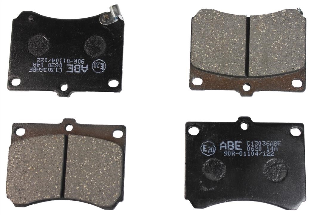 ABE C13036ABE Front disc brake pads, set C13036ABE: Buy near me in Poland at 2407.PL - Good price!