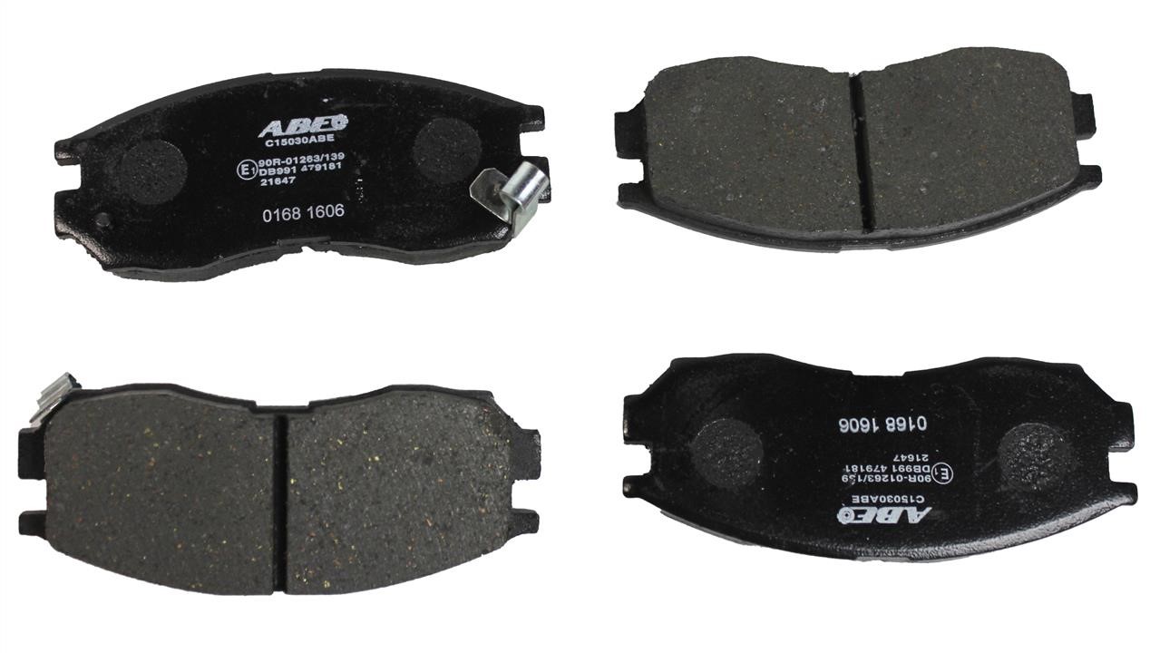 ABE C15030ABE Front disc brake pads, set C15030ABE: Buy near me in Poland at 2407.PL - Good price!