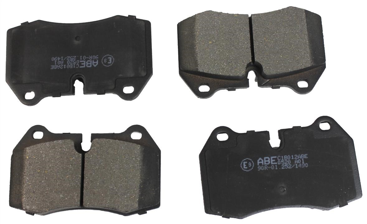 ABE C1B012ABE Rear disc brake pads, set C1B012ABE: Buy near me in Poland at 2407.PL - Good price!